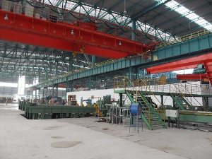 Q355B方管生產車間展示